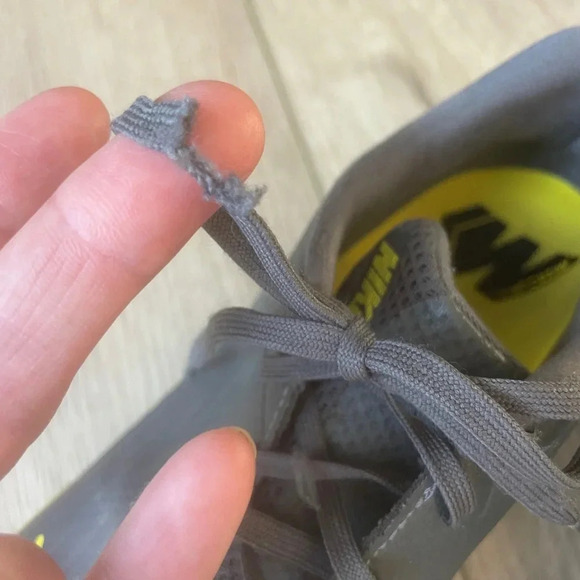 Nike Mercurial Vapor 12 Academy IC Shoes Size 7 Grey Yellow - Picture 12 of 13